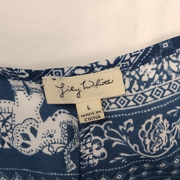 Lily White Women's Top Size Large - Picture 2 of 12